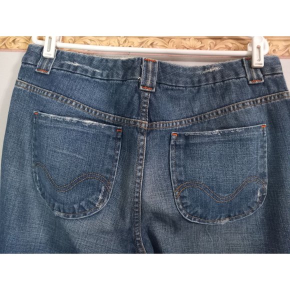 Tommy Hilfiger 16 Cowboy Fit Medium Wash Button Fly Denim Casual Outdoor Jeans - Picture 5 of 8